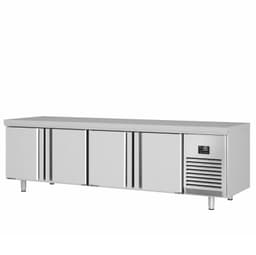 Bäckereikühltisch Premium PLUS - 2752x800mm - mit 4 Türen