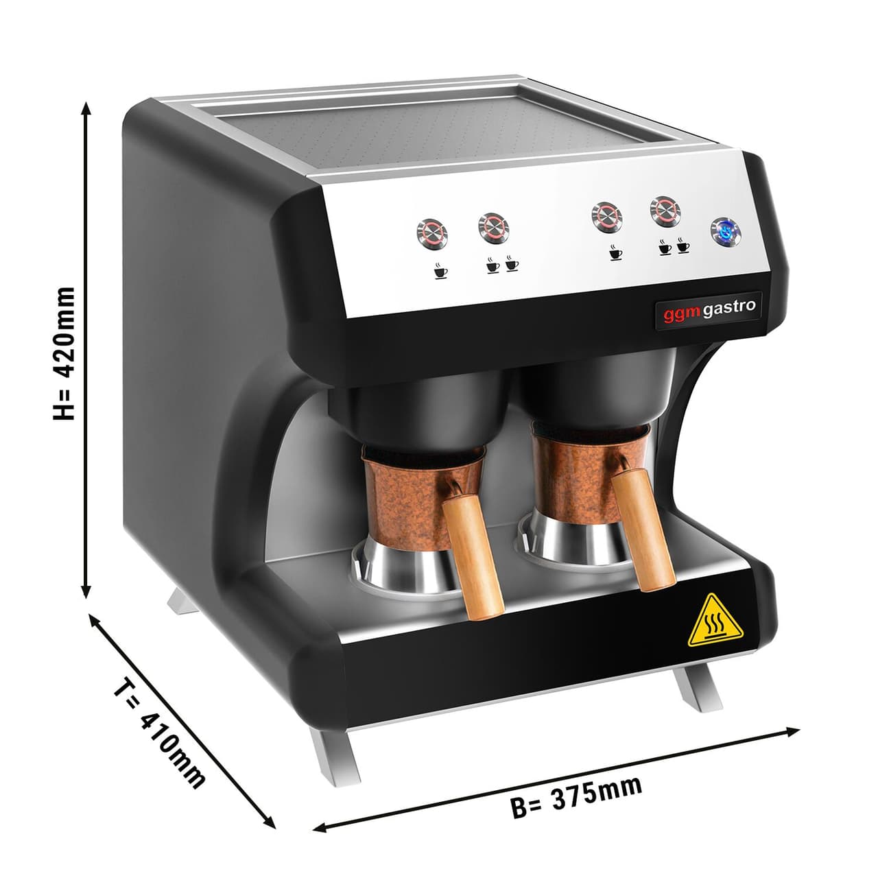 Türkische Kaffee- & Mokka Maschine DUO - 1,4kW