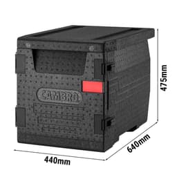 CAMBRO | CAM GOBOX® -  Frontloader - GN 1/1 - Schwarz