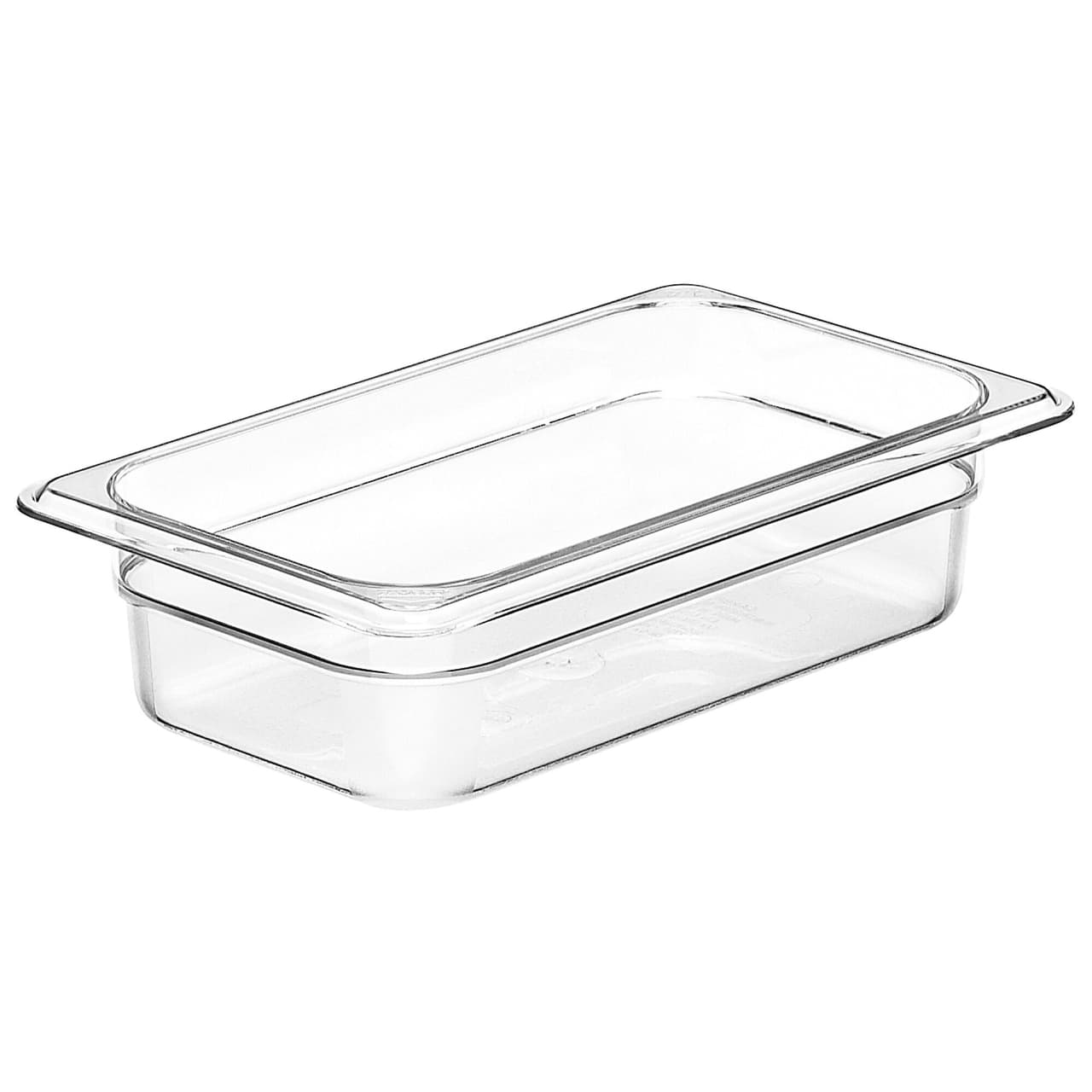 (6 Stück) CAMBRO | CAMWEAR® -  Polycarbonat GN 1/4 Behälter - Clear - Tiefe: 65mm