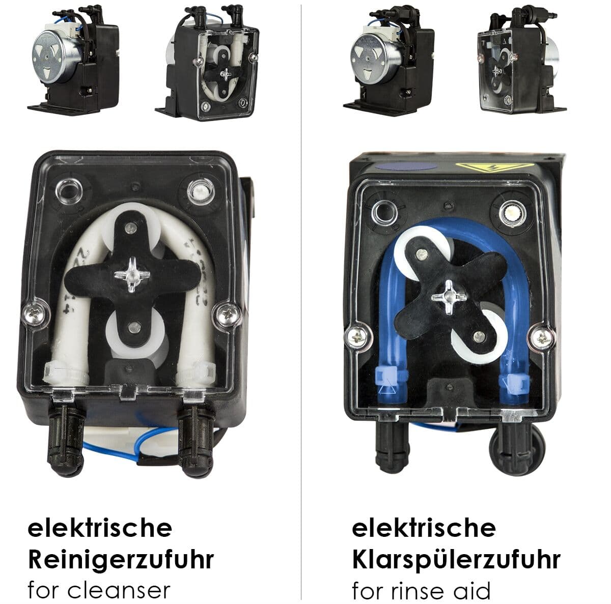 Doppelwandige Geschirrspülmaschine - Digital - 3,9 kW - mit Reinigerpumpe