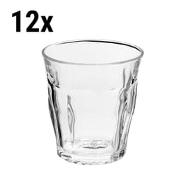 (12 Stück) Duralex Allzweck Trinkglas - PICARDIE - 250 ml - Transparent