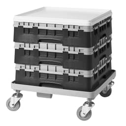 CAMBRO | CAMRACK® - Gläserspülkorb 1/1 - 49 Fächer - mit 1 Extender - 500x500mm - Schwarz