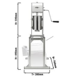 Churro Maschine - 5 Liter - inkl. verstellbarem Untergestell