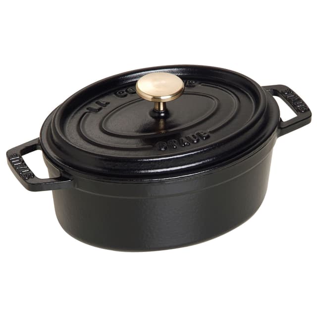 STAUB | LA COCOTTE - Cocotte - oval - 150mm - Gusseisen - Schwarz