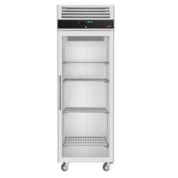 Kühlschrank Edelstahl ECO - 600 Liter - mit 1 Glastür