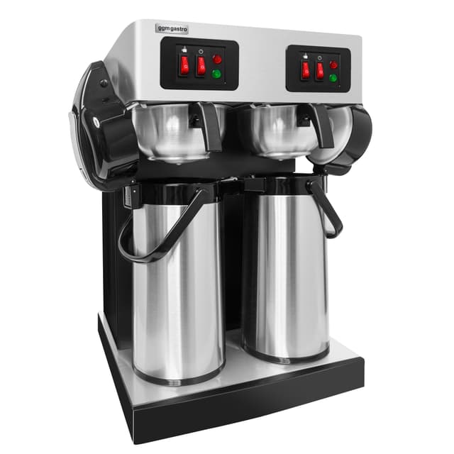 Filterkaffeemaschine - 2x 2,2 Liter - 3,8 kW - inkl. 2x Pumpthermoskannen