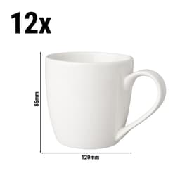 (12 Stück) BUDGETLINE - Kaffeetasse Mammoet Neo - 250ml - Weiß