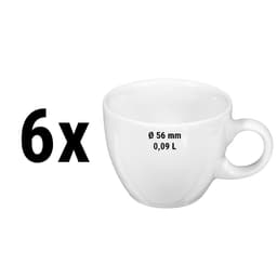 (6 Stück) SELTMANN WEIDEN | Espressotasse - 0,09 Liter