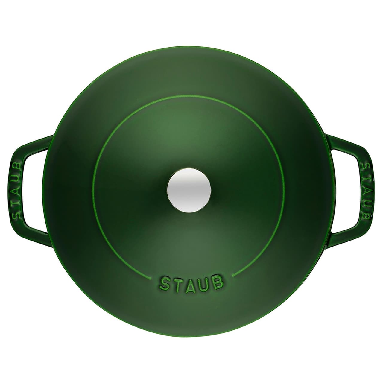 STAUB | BRAISERS - Bräter mit Chistera Drop-Structure - 280mm - Gusseisen - Basilikum-Grün