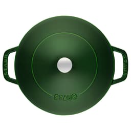 STAUB | BRAISERS - Bräter mit Chistera Drop-Structure - 280mm - Gusseisen - Basilikum-Grün