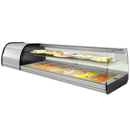 Tapas-Kühlvitrine Premium PLUS - 4x GN 1/3 - mit Zwischenglas