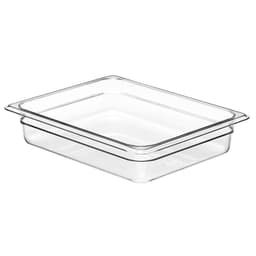 (6 Stück) CAMBRO | CAMWEAR® -  Polycarbonat GN 1/2 Behälter - Clear - Tiefe: 65mm