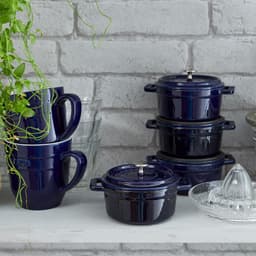 STAUB | CERAMIQUE - Mini Cocotte - Ø 100mm - rund - Keramik - Dunkelblau