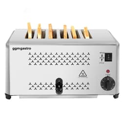 Toaster - 1,8 kW - für 6 Scheiben