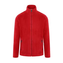 KARLOWSKY | Herren Workwear Fleecejacke Warm-Up - Rot - Größe: 2XL