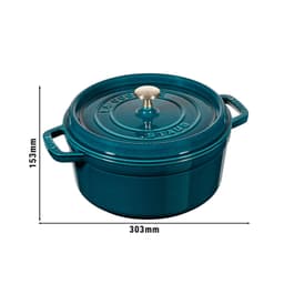 STAUB | LA COCOTTE - Cocotte - Ø 240mm - Gusseisen - La-Mer