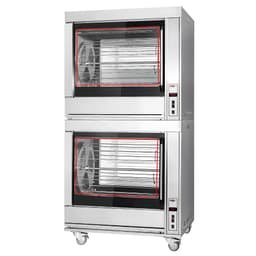 Elektro Rotations Hähnchengrill - 20kW -  mit 14 Spießen für bis zu bis zu 84 Hähnchen