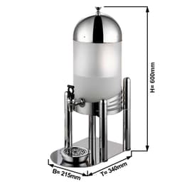 Milch-/ Saftspender - 7 Liter - Chrom