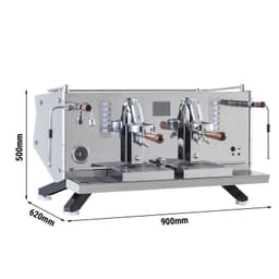 Siebträgermaschine "Suprema" - mit Touch-Display - 2 Gruppig - Getrennte Temperaturregelgung - inkl. Preinfusiuonssystem