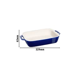 STAUB | CERAMIQUE - Auflaufform - 270x200mm - Keramik - Dunkelblau