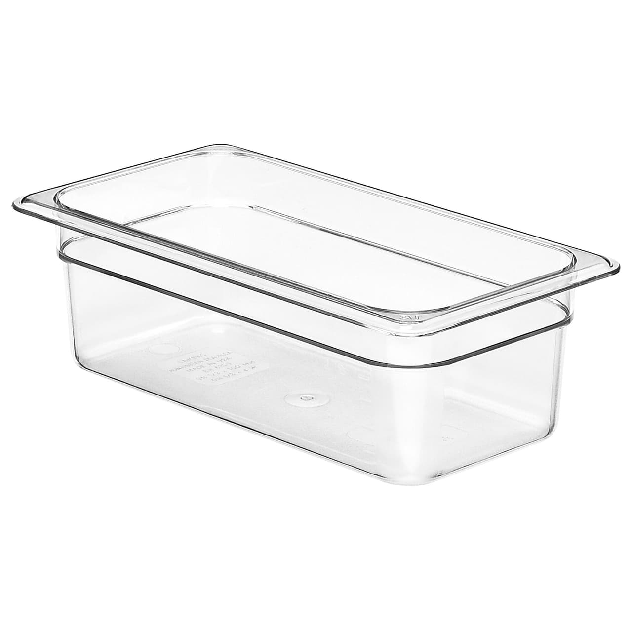 (6 Stück) CAMBRO | CAMWEAR® -  Polycarbonat GN 1/3 Behälter - Clear - Tiefe: 100mm