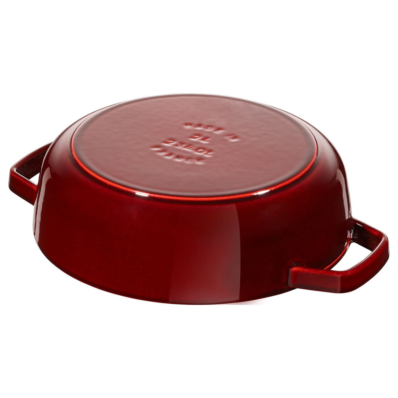 STAUB | BRAISERS - Bräter mit Chistera Drop-Structure - 280mm - Gusseisen - Grenadine-Rot