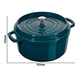 STAUB | LA COCOTTE - Cocotte - Ø 280mm - Gusseisen - La-Mer