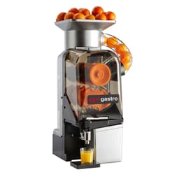 Elektrische Orangenpresse - Silber - Automatische Fruchtzufuhr - inkl. regulierbarem Ablasshahn