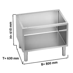 Offener Unterbau - 800mm - mit abgerundeten Kanten