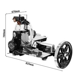 BERKEL | Schwungradmaschine B114 - Messer: Ø 319mm - Schwarz