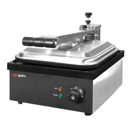 Zubereitungstisch - 1210mm - 2 Türen - für 9x GN 1/6 - inkl. Kontaktgrill & Hamburgermaschine