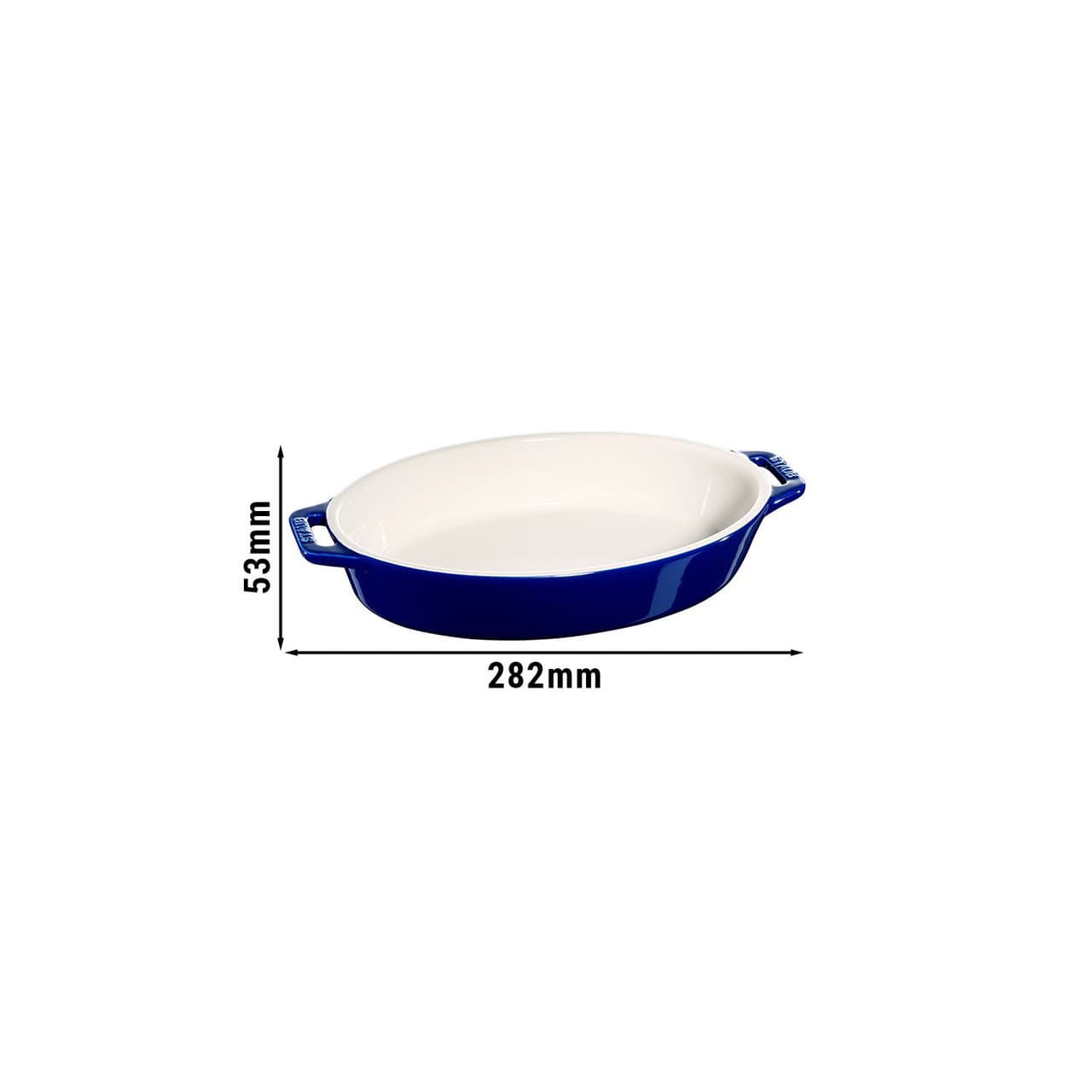 STAUB | CERAMIQUE - Auflaufform - 230mm - Keramik - Dunkelblau