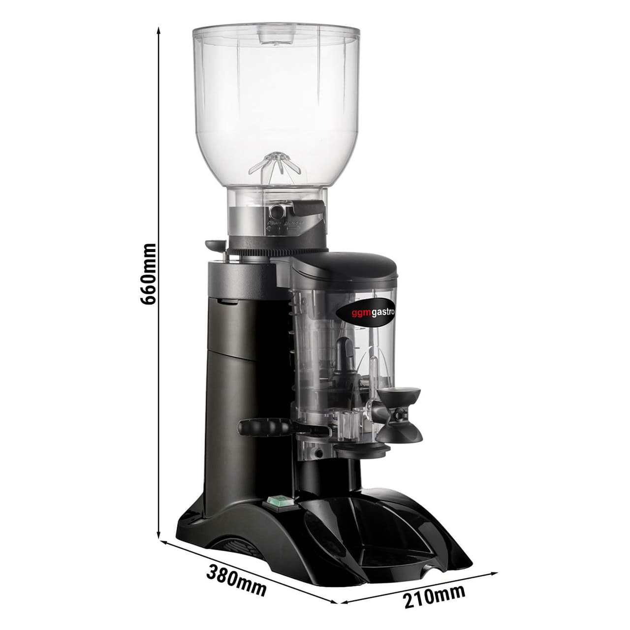 Kaffeemühle - Schwarz - 2kg - 400 Watt - 63dB