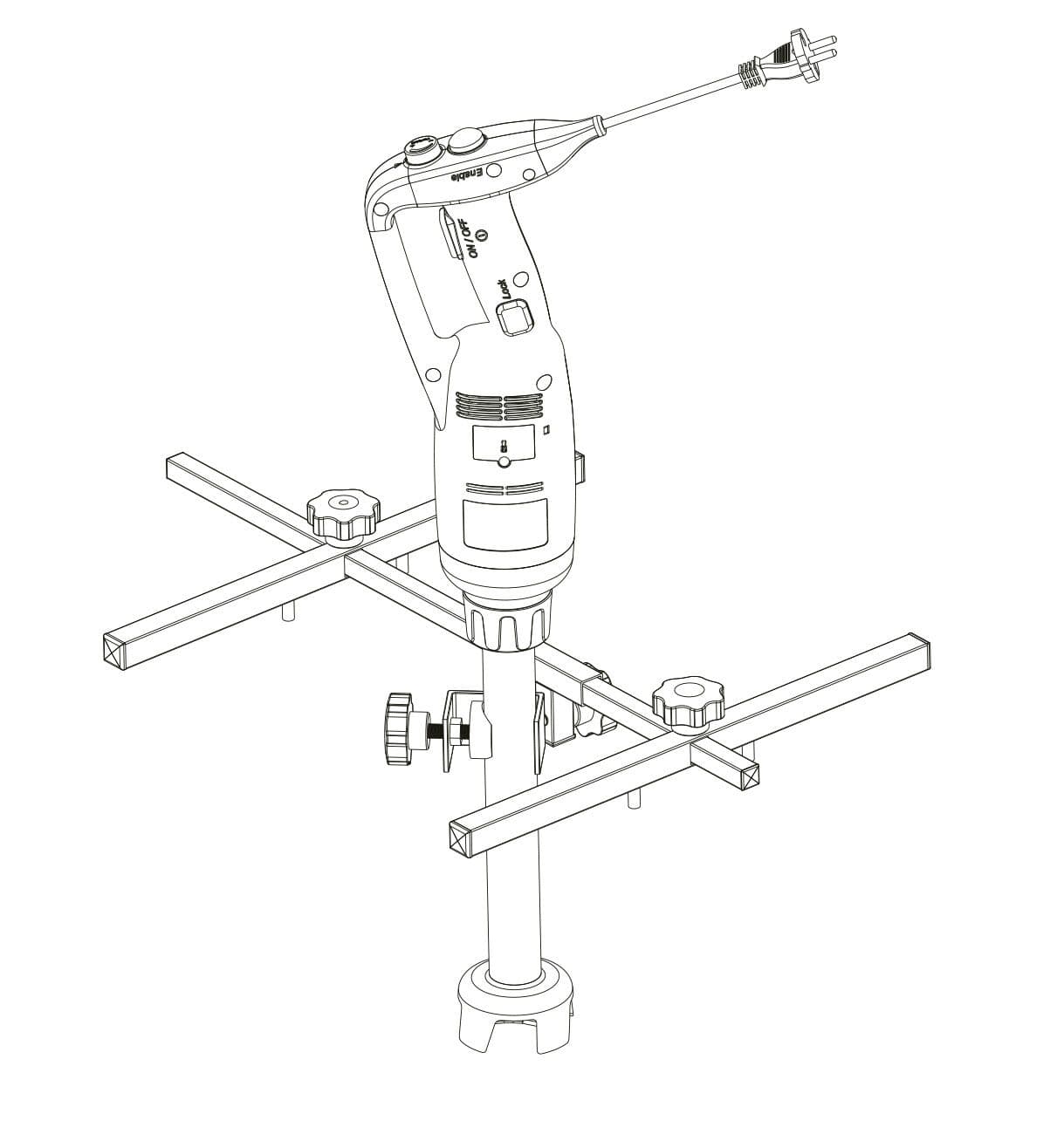 Topfhalterung für Stabmixer