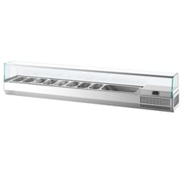 Kühlaufsatzvitrine Premium PLUS - 2300x353mm - 11x GN 1/4