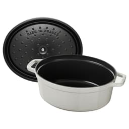 STAUB | LA COCOTTE - Cocotte - oval - 230mm - Gusseisen - Weisser Trüffel