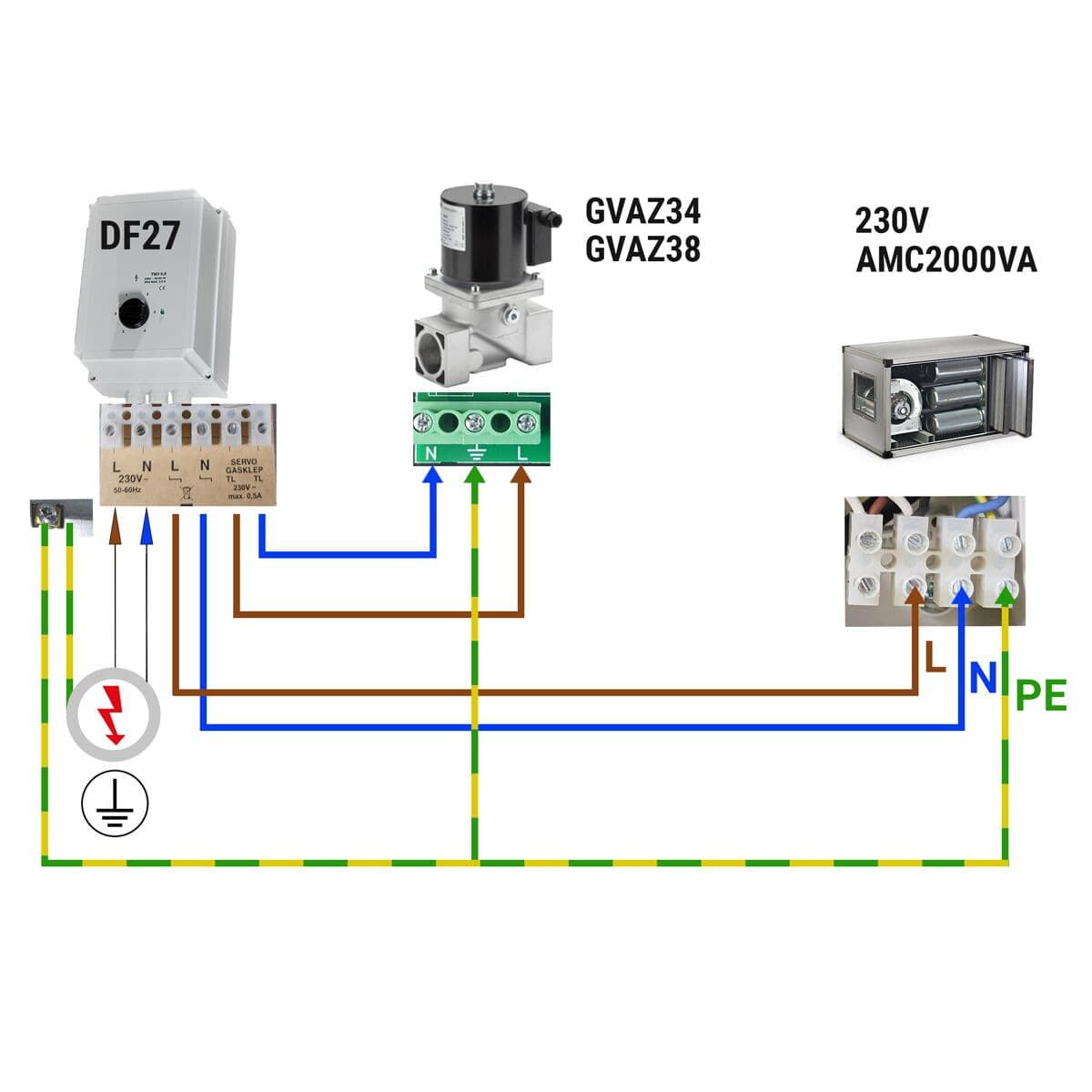 Drehzahlregler mit 5 Stufen - 230Volt - 7 Ampere