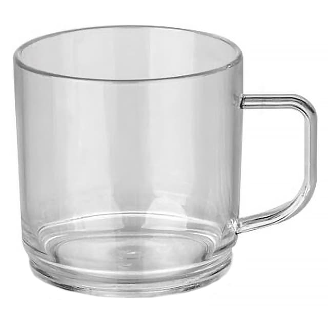 (50 Stück) Polycarbonat Tee-/Kaffeetasse, clear - 200 ml