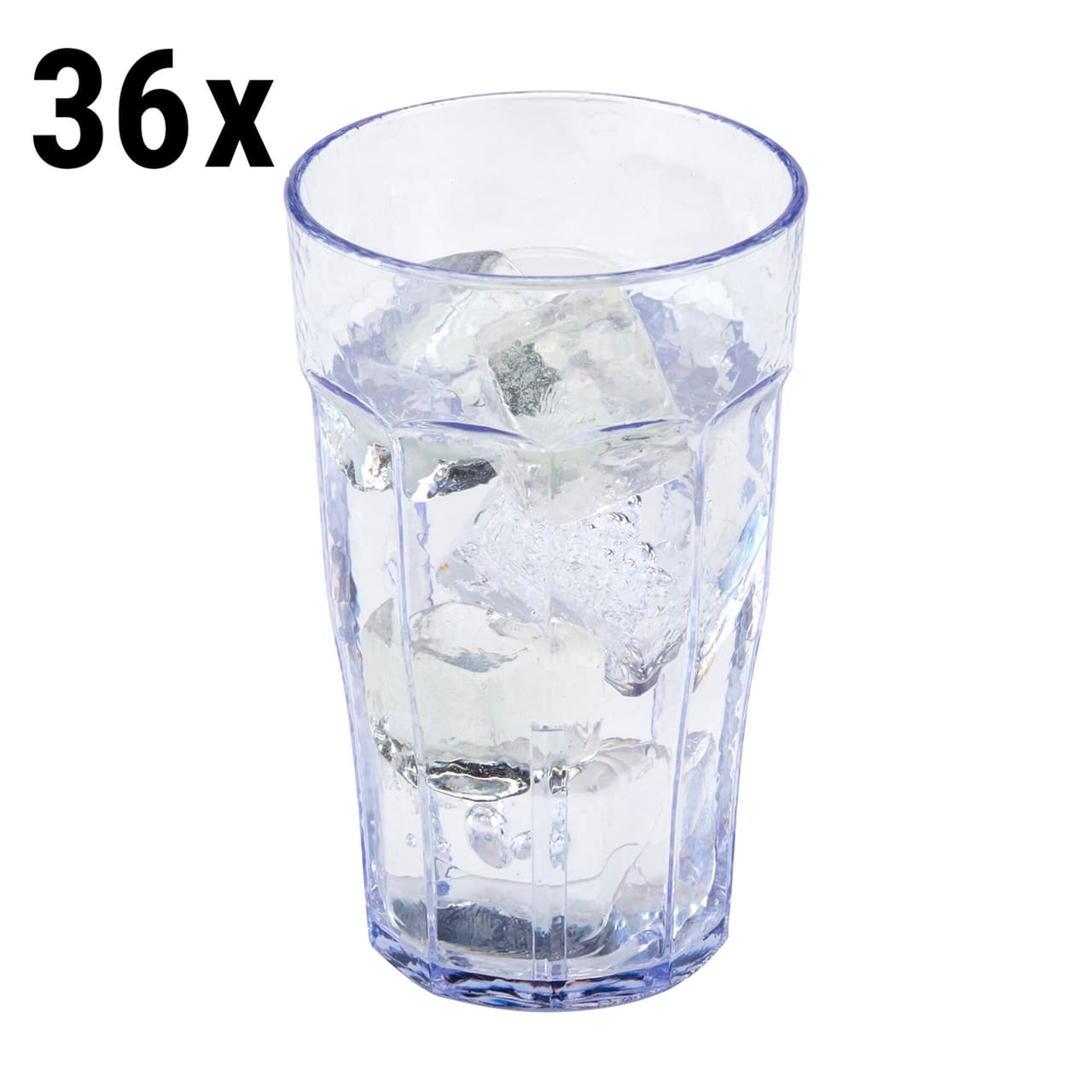 (36 Stück) CAMBRO | LAGUNA - Trinkbecher - 355 ml - BPA-Frei - Transparent