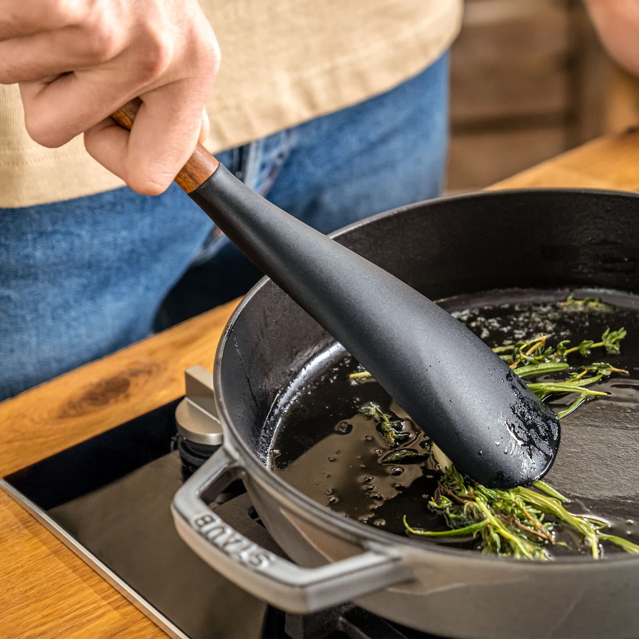 STAUB | Mehrzwecklöffel - 300mm - Silikon - Schwarz