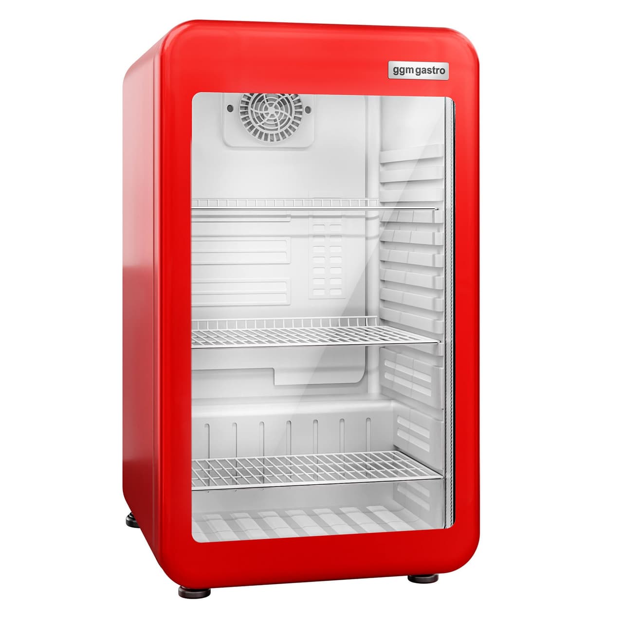 Minibar-Kühlschrank - 500mm - 120 Liter - mit 1 Glastür & LED-Beleuchtung