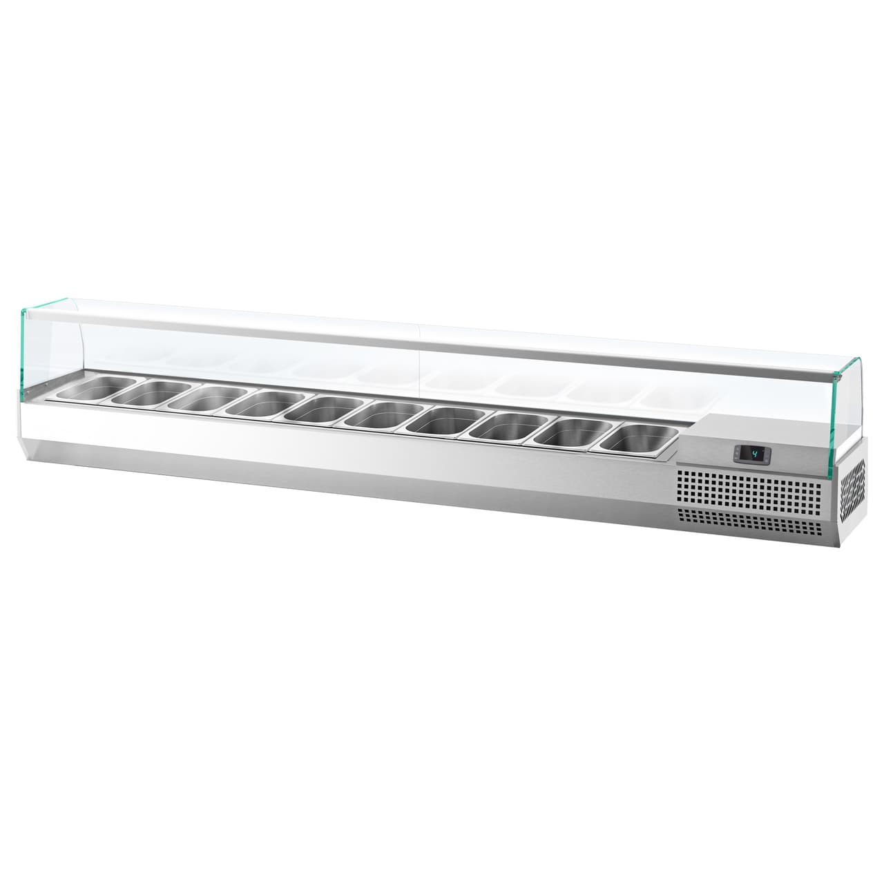 Kühlaufsatzvitrine Premium PLUS - 2300x413mm - 10x GN 1/3