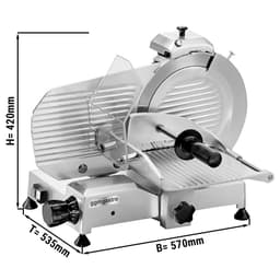 Aufschnittmaschine - 150 Watt - Messer: Ø 275mm