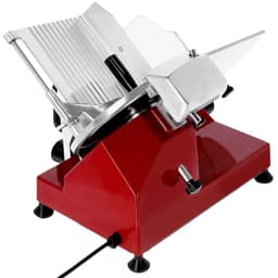 Aufschnittmaschine - 150 Watt - Messer: Ø 250mm - Rot