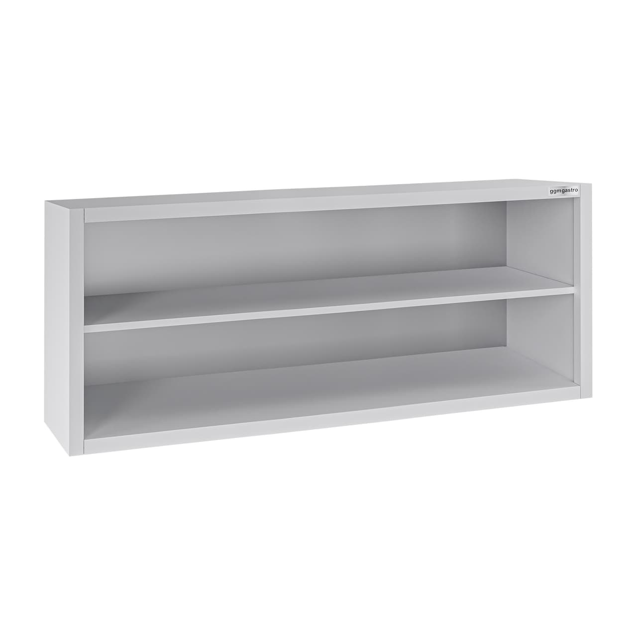 Edelstahl Wandhängeschrank ECO - 1600x400mm - ohne Schiebetür - 650mm hoch