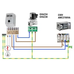 Drehzahlregler mit  5 Stufen - 230Volt - 9 Ampere