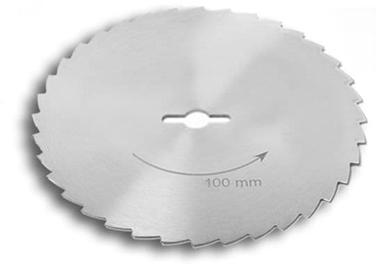 Rundes Schneidemesser - Ø 100 mm - gezahnt - für Dönerschneider KS100E & KS100C