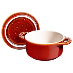 STAUB | CERAMIQUE - Mini Cocotte - Ø 100mm - rund - Keramik - Antik-Kupfer