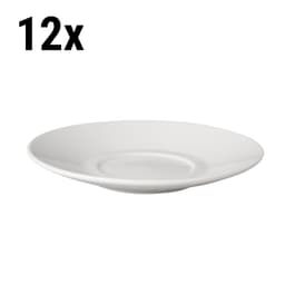 (12 Stück) BUDGETLINE - Untertasse Mammoet Neo - Ø 14,5 cm - Weiß